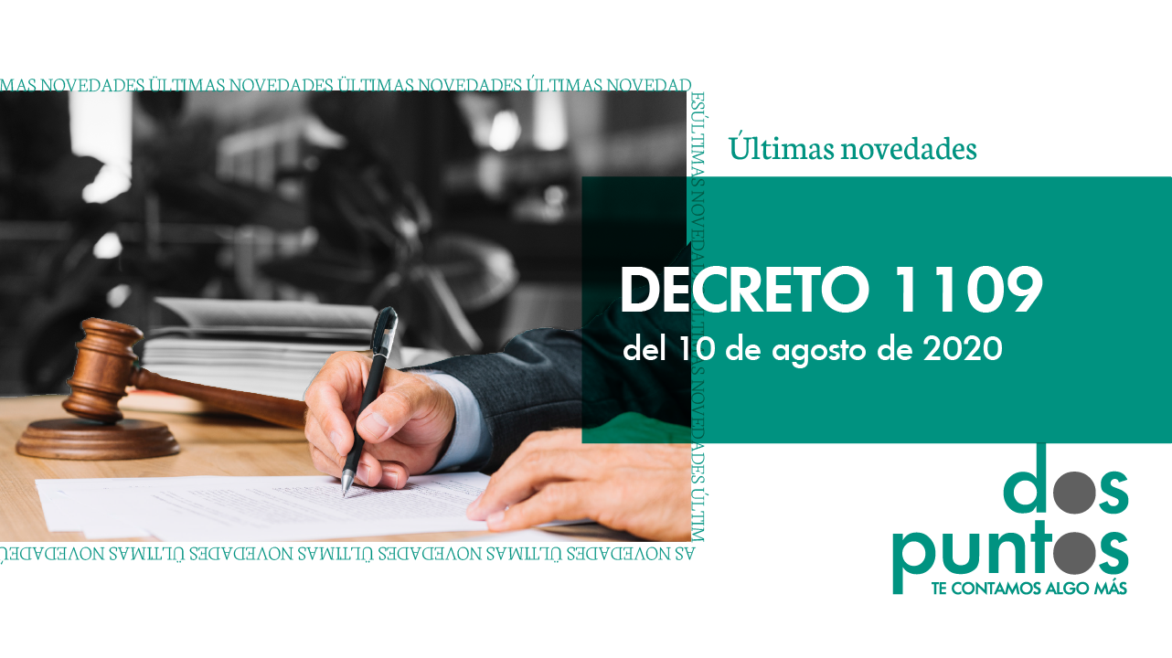 Decreto 1109, del 10 de agosto de 2020