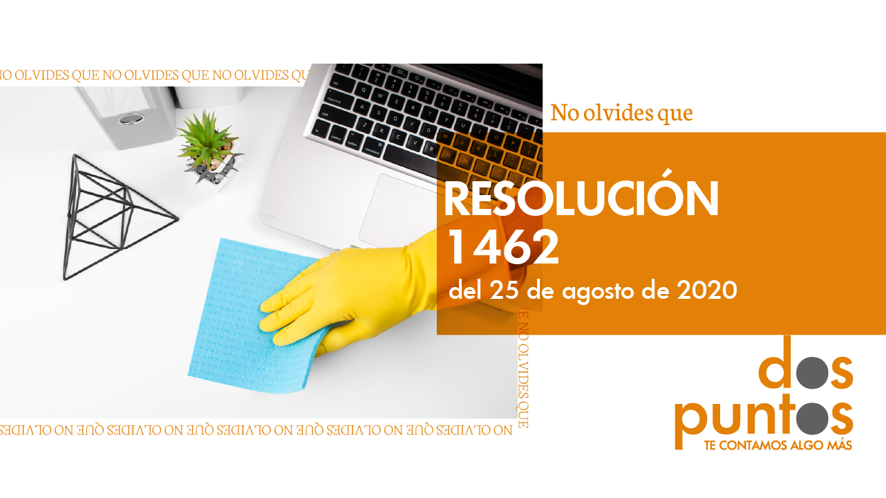 Resolución 1462 del 25 de agosto de 2020