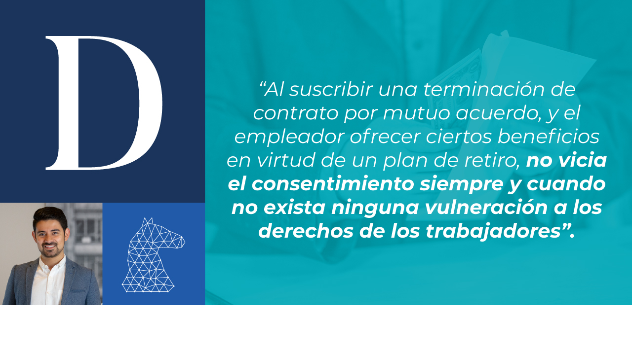 Descubre la validez de un plan de retiro para desvincular trabajadores por mutuo acuerdo